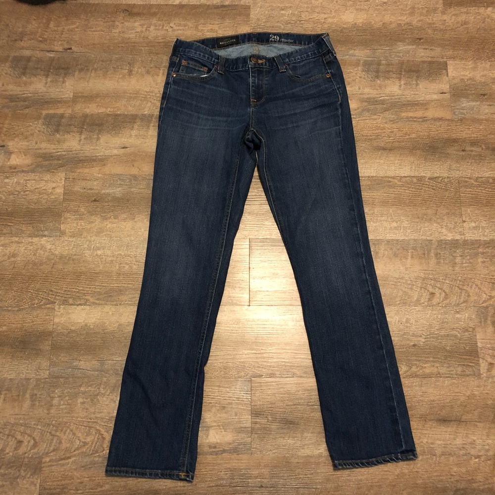 J. Crew Dark Wash Matchstick Jeans